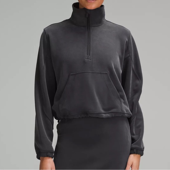 lululemon athletica Tops - Lululemon Brushed Softstreme Half Zip NTW